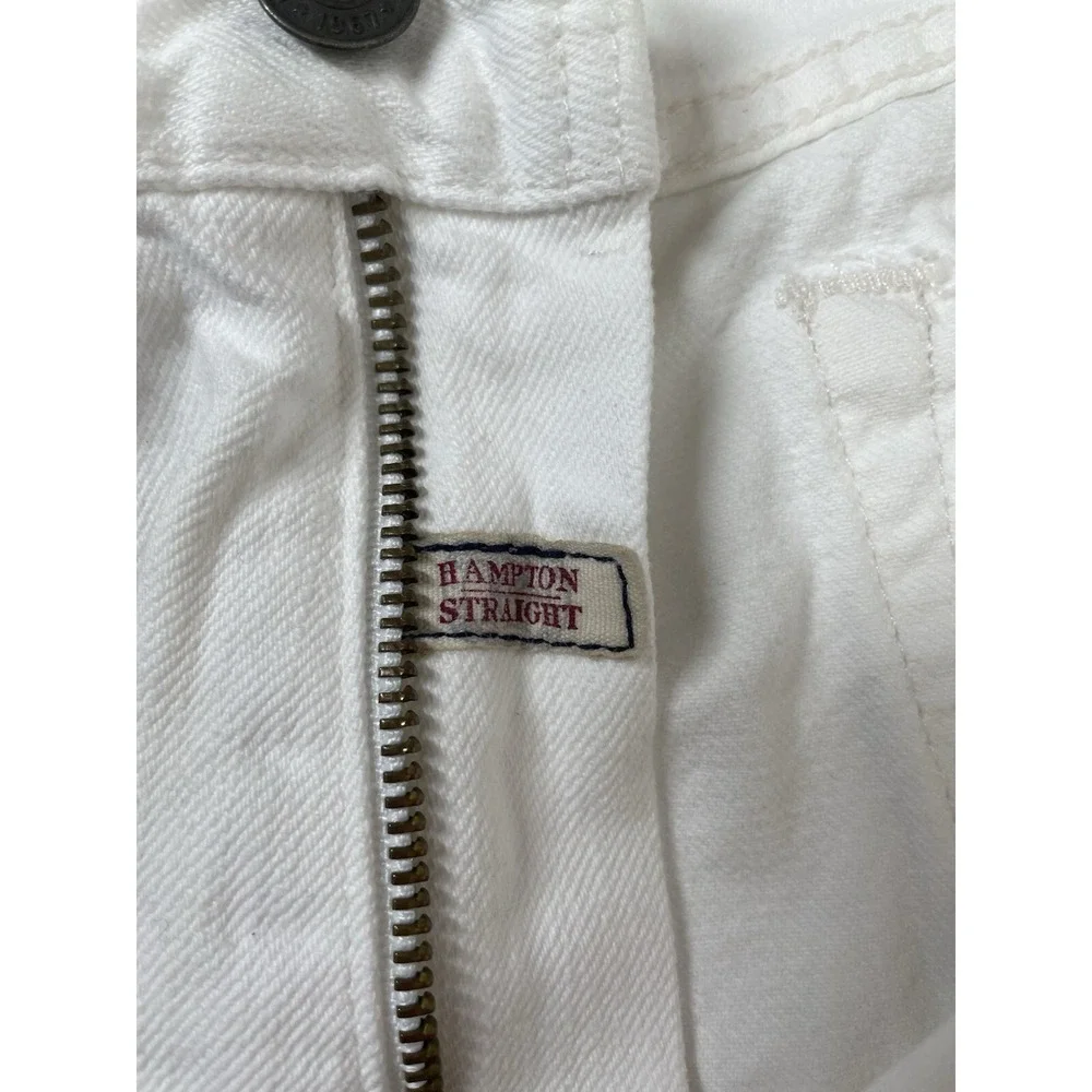 Polo Ralph‎ Lauren  Hampton Straight Selvedge Denim Jeans Mens 38x32 White